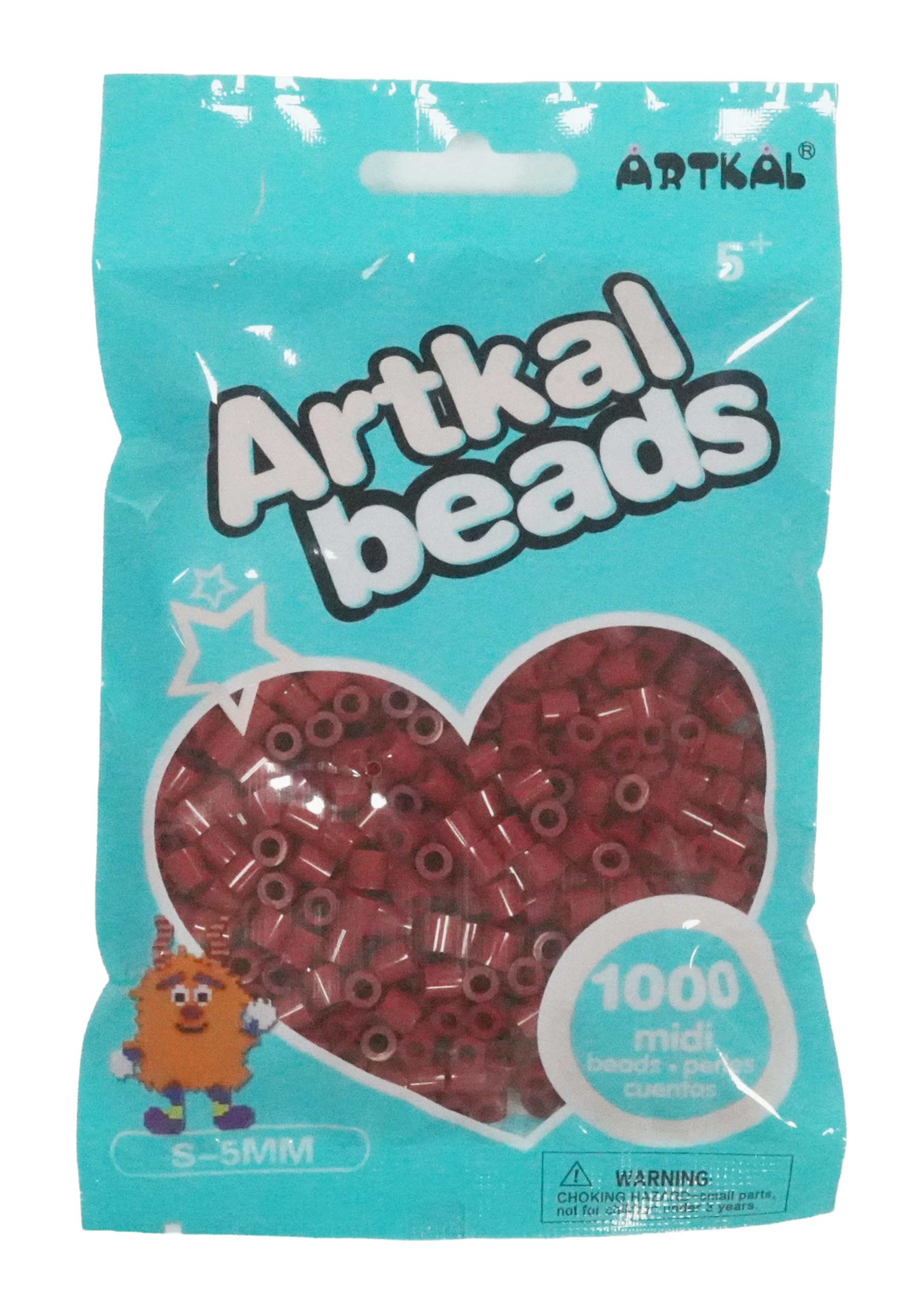 Mouldmaster Burgandy Artkal 5Mm Midi Fuse Beads 1000 Beads