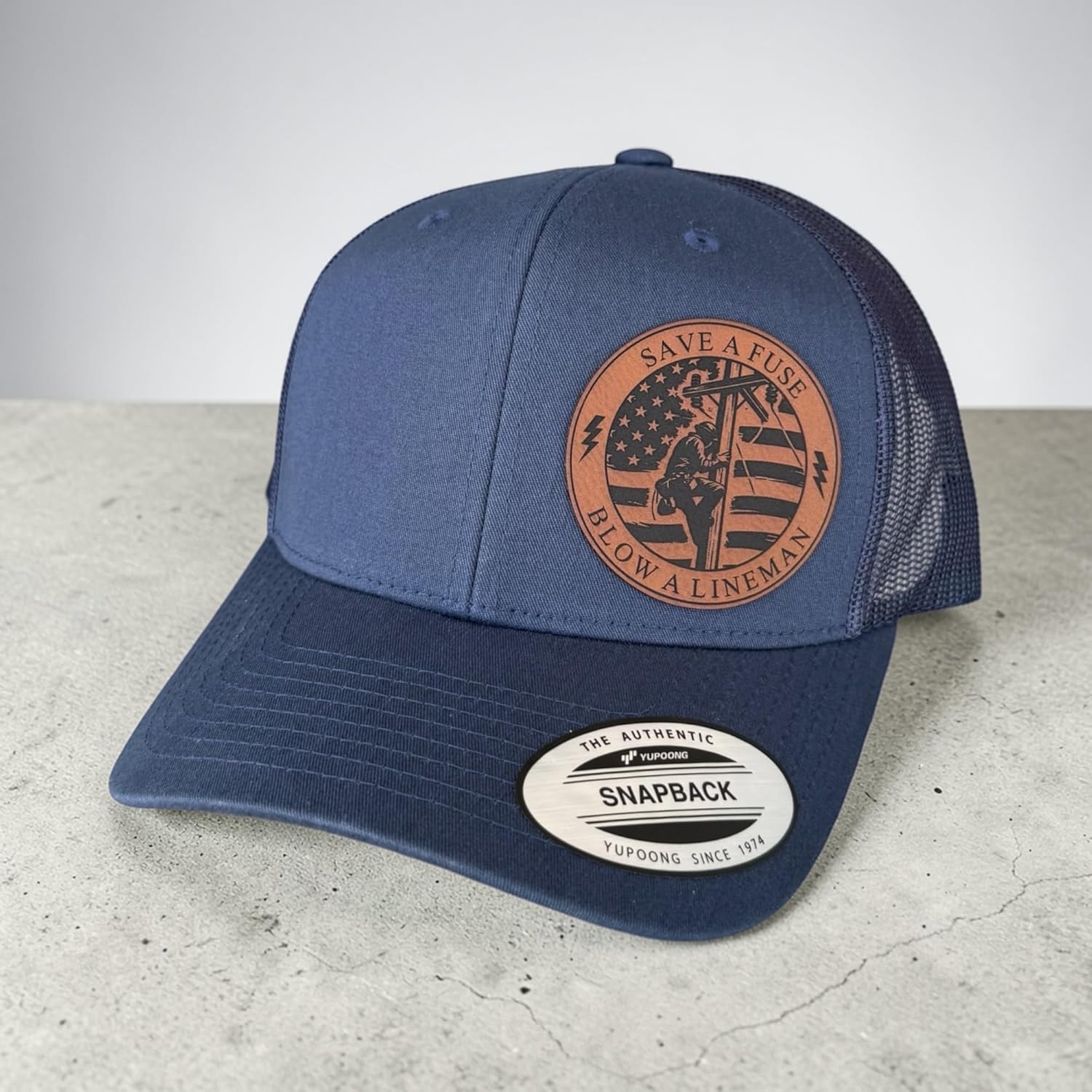 BUBBLEHEAD INK Lineman Gifts for Men, Lineman Hats for Men, Lineman Apparel, Power Lineman Gifts for Dad, Birthday