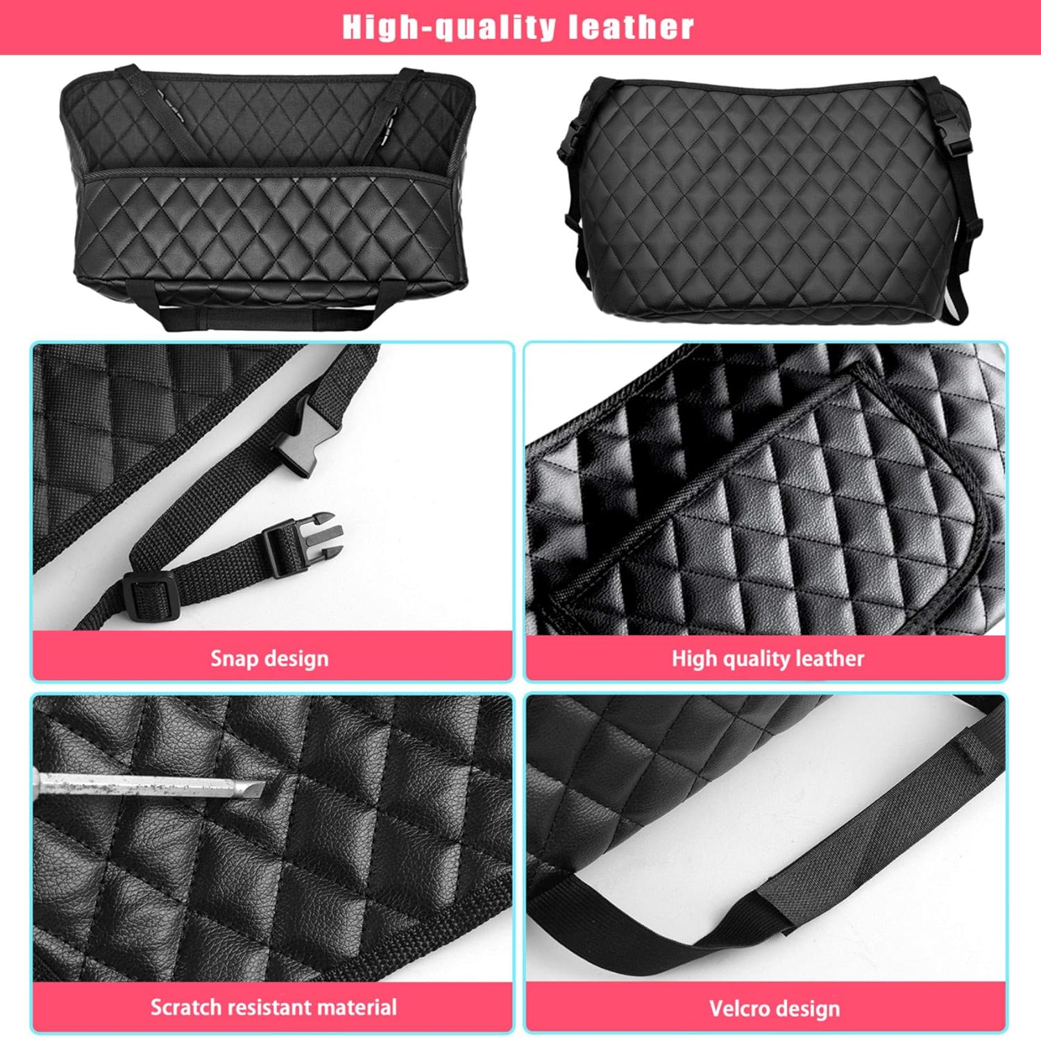 Handbag Leather Between Organizer Storage Photo