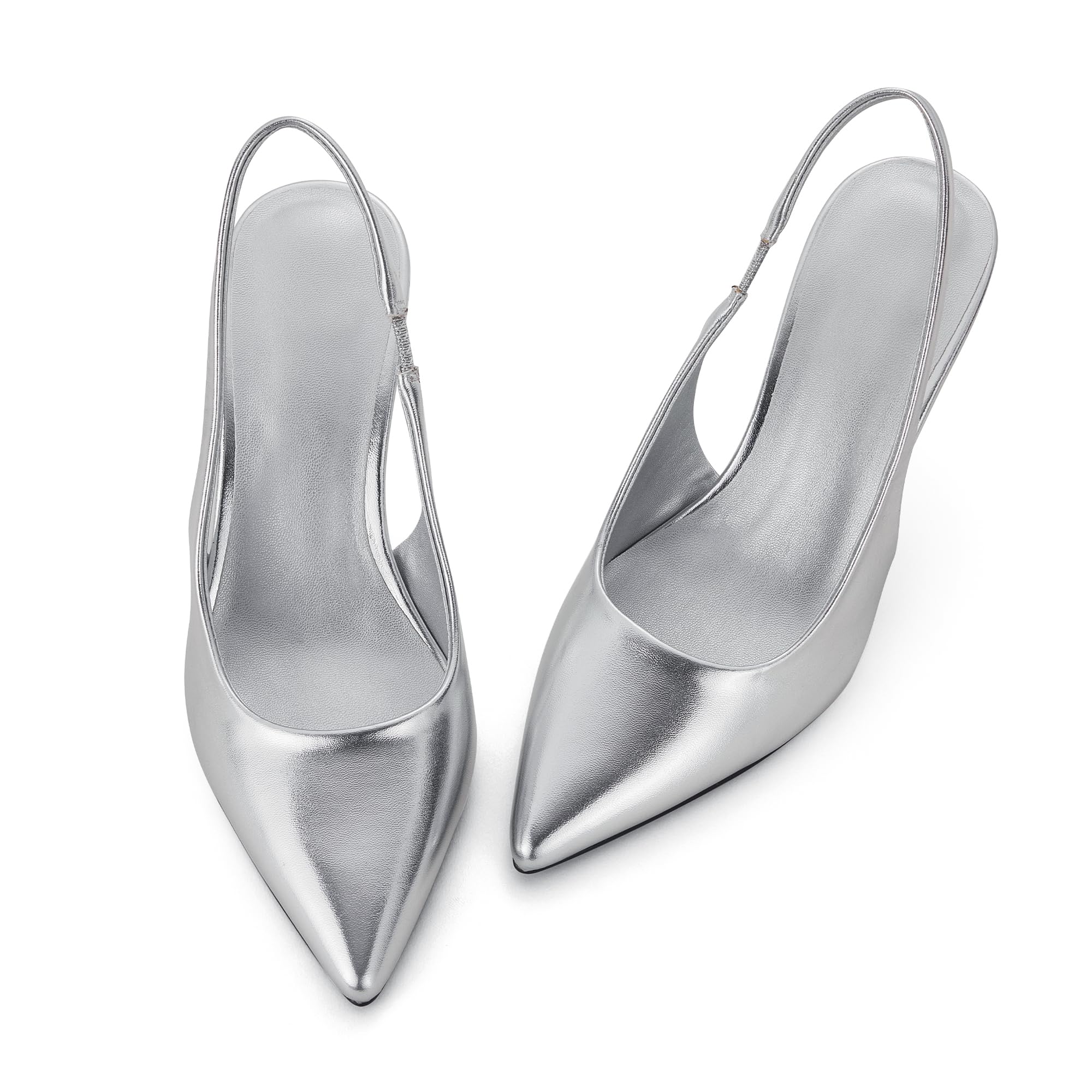 Zhabtuc Scarpe Donna Eleganti, Decollete Donna, Slingback Donna, Tacchi Alti a Punta, Stile Classico, Sandali Moda, Facili da Indossare, Stile Classico,EU 36-42