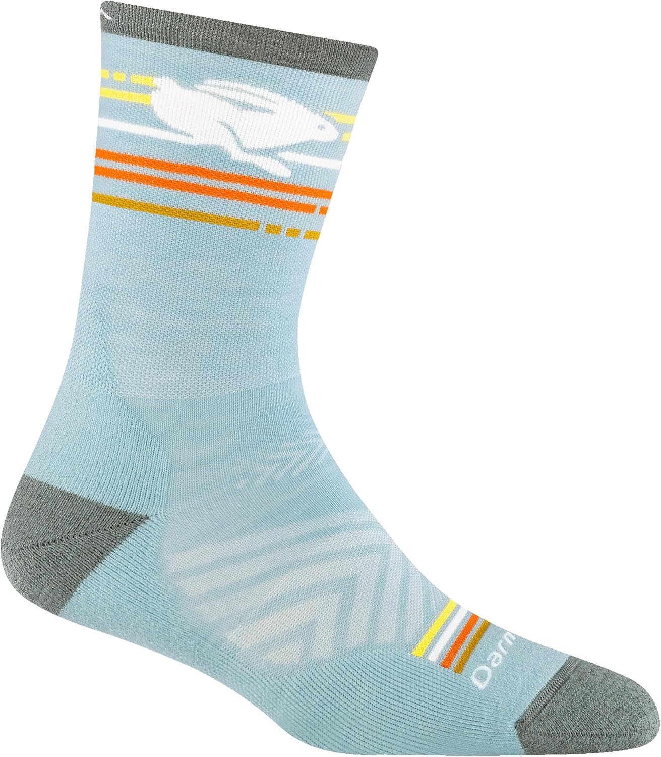 Darn Tough Women's Pacer Micro Crew Ultra-Lightweight with Cushion - 1050 Merino Wool Socks for Running