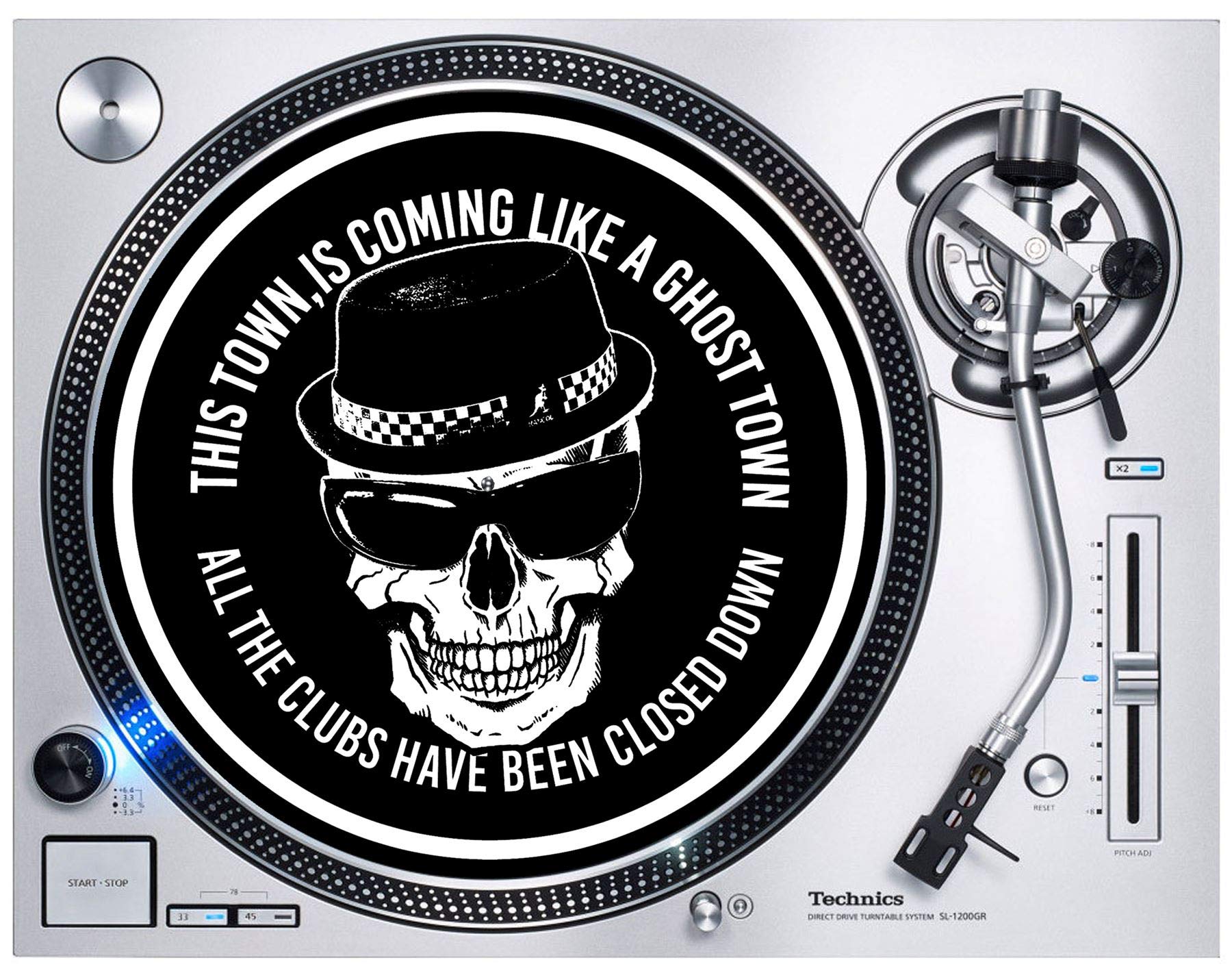 Ghost Town Ska DJ Disque de feutrine vinyle
