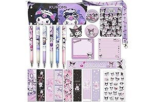 Karomi Collection of Kawaii Accessories: Bookmark Pens, Card Holders, and More
