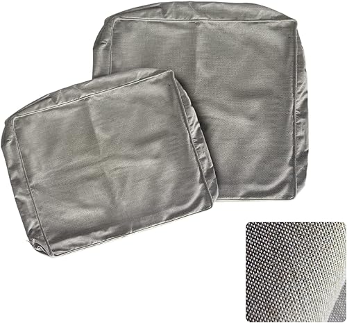 Miniatura 8 de ARTPLAN Fundas de asiento profundo para exteriores, fundas para respaldo de asiento de patio, solo 24 x 24 x 6 pulgadas, 18 x 24 pulgadas, olefina,