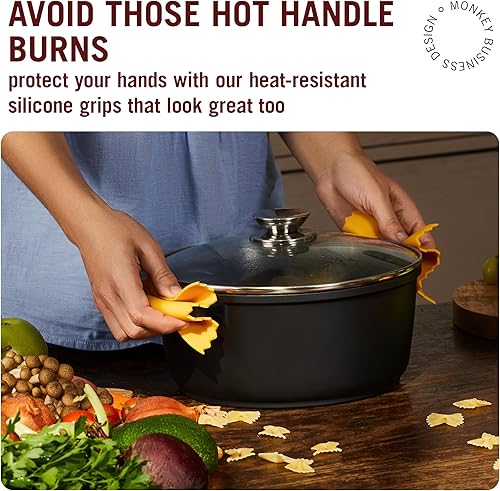 Miniatura 3 de Monkey Business Herramientas de cocina de silicona en forma de pasta en una caja de regalo2 de nuestros utensilios de cocina en forma de pasta