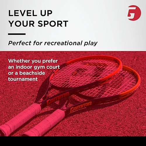 Miniatura 5 de Gamma Tour Ace Tennis Racket, 27 Inch - Premium Pre-Strung Adult Racket for Men & Women - Large Sweet Spot, Perfect Balance Between Power and Control