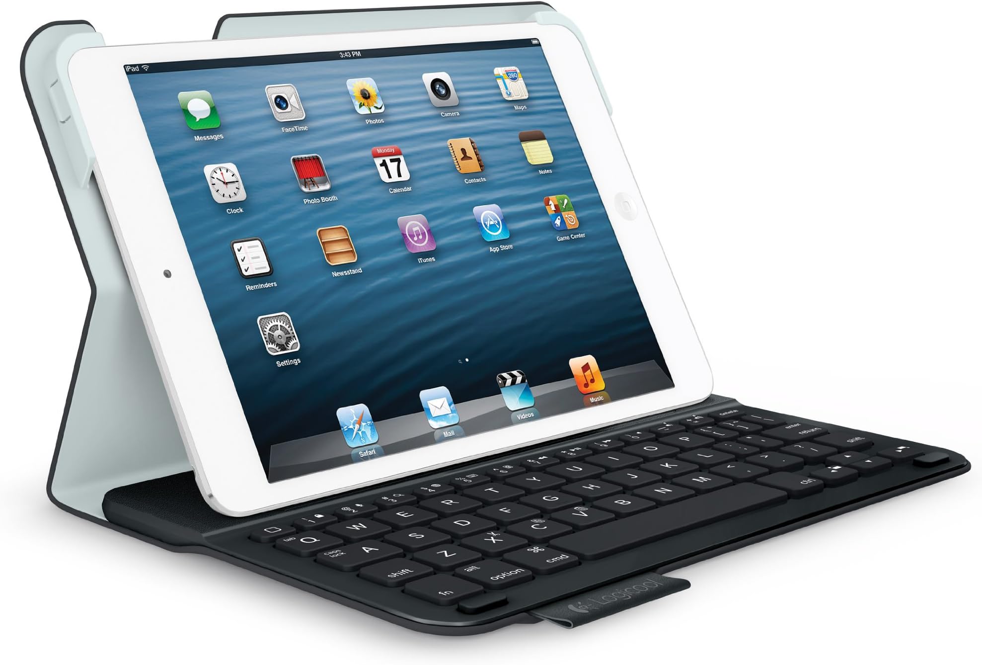 LOGICOOL Ultra Slim Keybord Folio iPad mini TM725BK Black from Japan