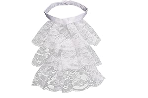 Renaissance Elizabethan Collar Costume Jabot Collar Lace Collar Ruffled Detachable Collar - Pink Tulle Collar