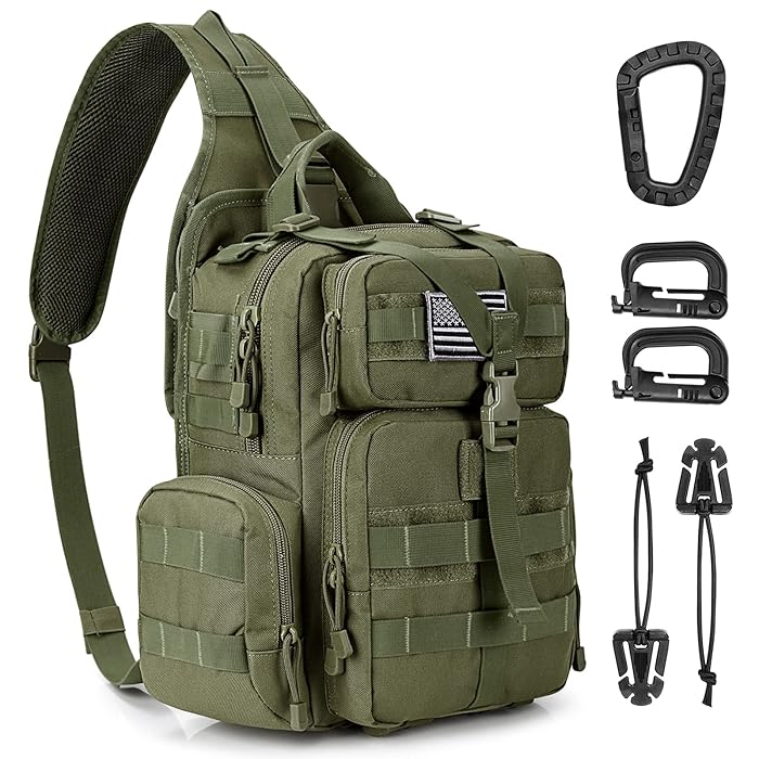 Buy G4Free Tactical EDC Sling Bag Backpack with Pistol Holster Military