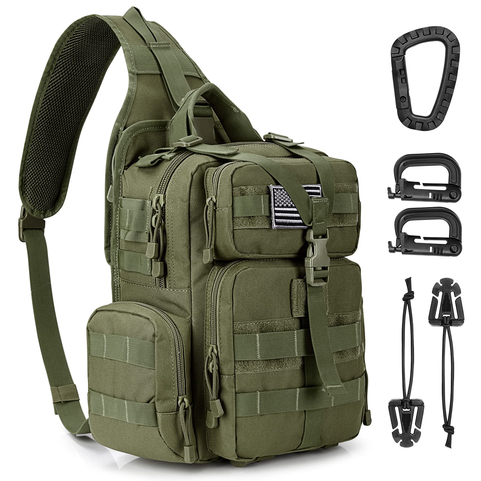 Buy G4Free Tactical EDC Sling Bag Backpack with Pistol Holster Military