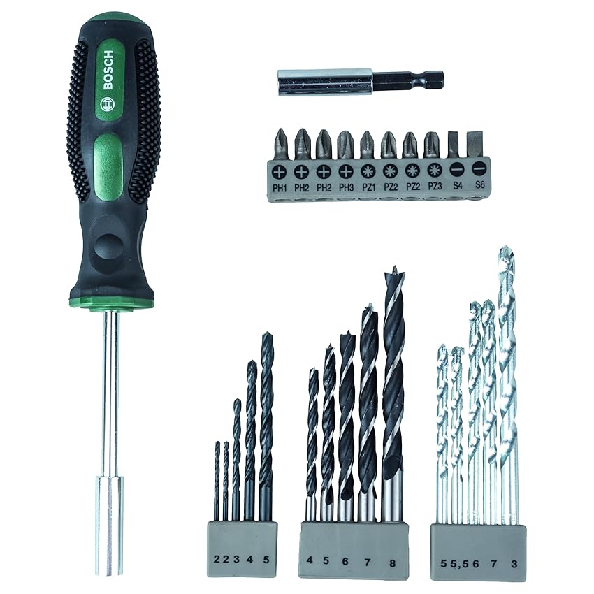 Bosch 2607017201 - Set di punte con cacciavite