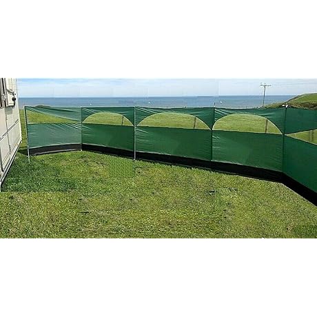Windbreaker Wind Privacy Screen Camping Blocker 5 Panel Garden Beach Wind Shield