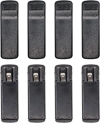 IFREQTECH HLN8255 Belt Clip for NNTN4497 NNTN4970 PMNN4251 CP200 CP340 CP360 CP380 EP450 PR400 (8PCS)