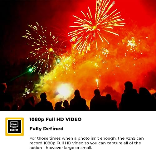 Miniatura 4 de Kodak PIXPRO FZ45 - Cámara digital + funda negra para cámara de apuntar y disparar + tarjeta de memoria SD Transcend de 64 GB + cartera para