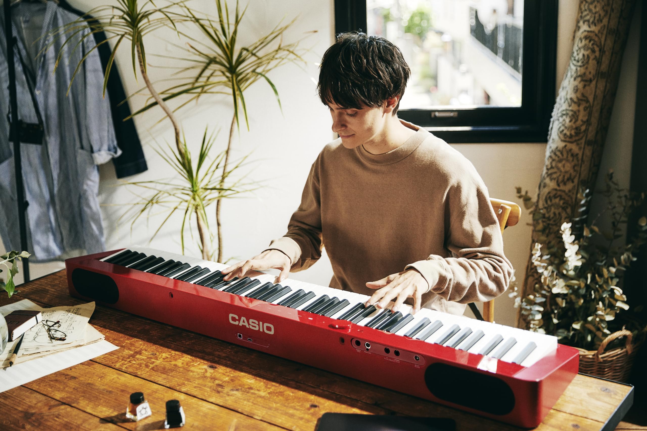 Casio Privia PX-S1100 RD inkl. SP-34 Pedal - Pianoforte da palco