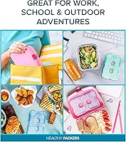 Vista 15 de Healthy Packers Cool Pack, Slim Long-Lasting Ice Packs - Great for Coolers or Lunch Box