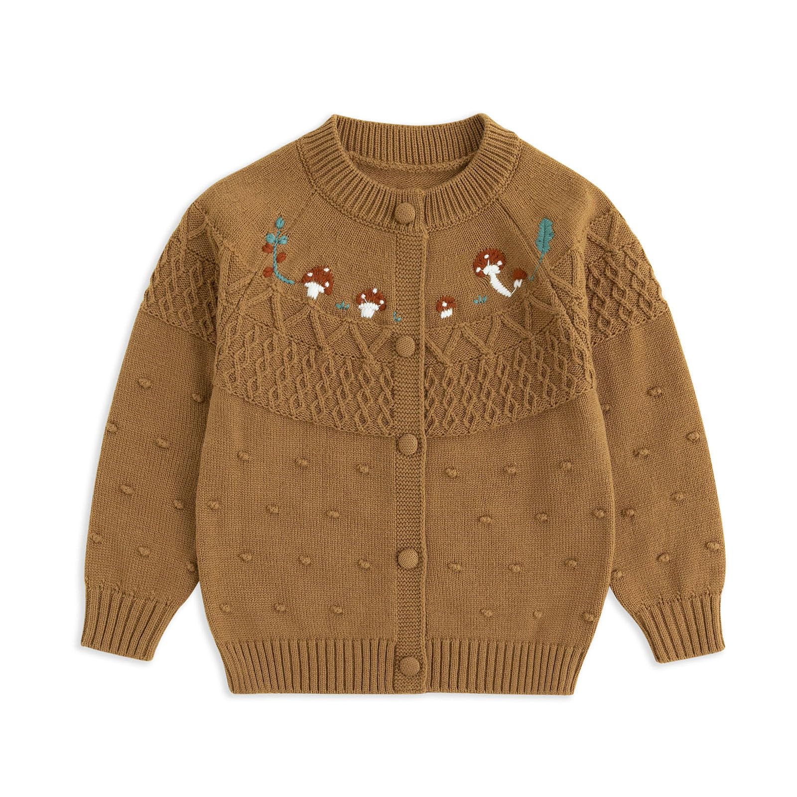 Simplee kids Toddler Girls Knit Cardigan Sweater