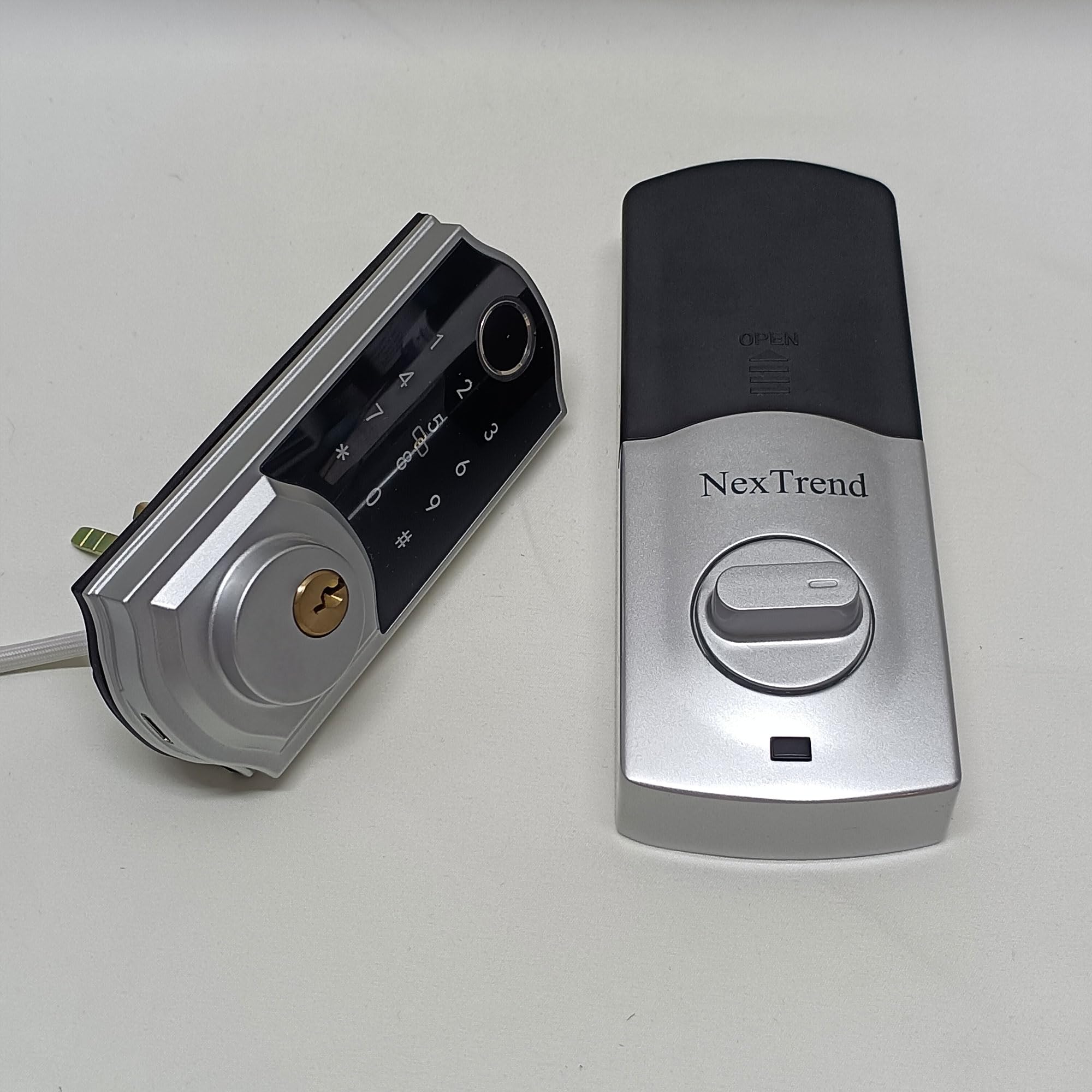 NexTrend-Electronic Lock,Fingerprint Smart Lock for Front Door, Electronic Digital Locks with Touchscreen Keypad, Auto Lock.