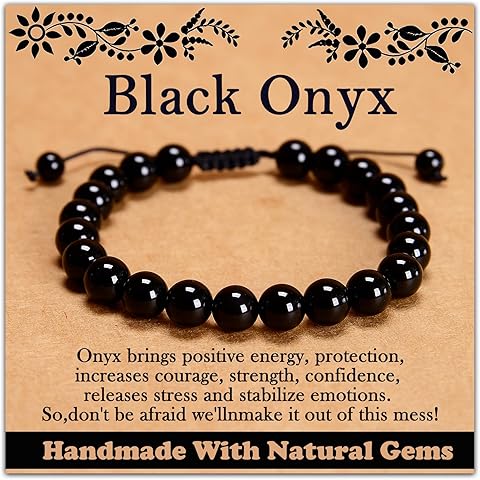 468Handmade Adjustable Natural Gemstone Crystal Bracelet Healing Power Energy Inspi...