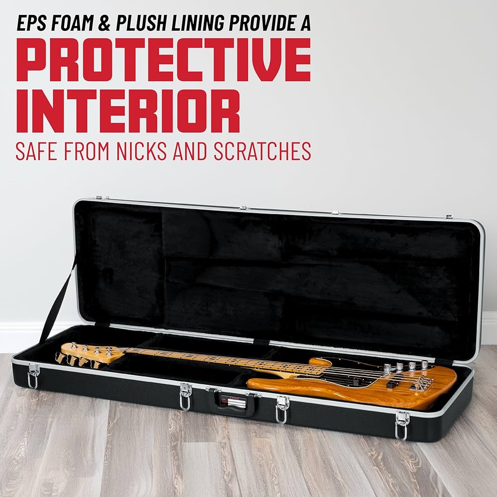 Gator Cases Deluxe ABS Bass Guitar Case (Plastic) : Amazon