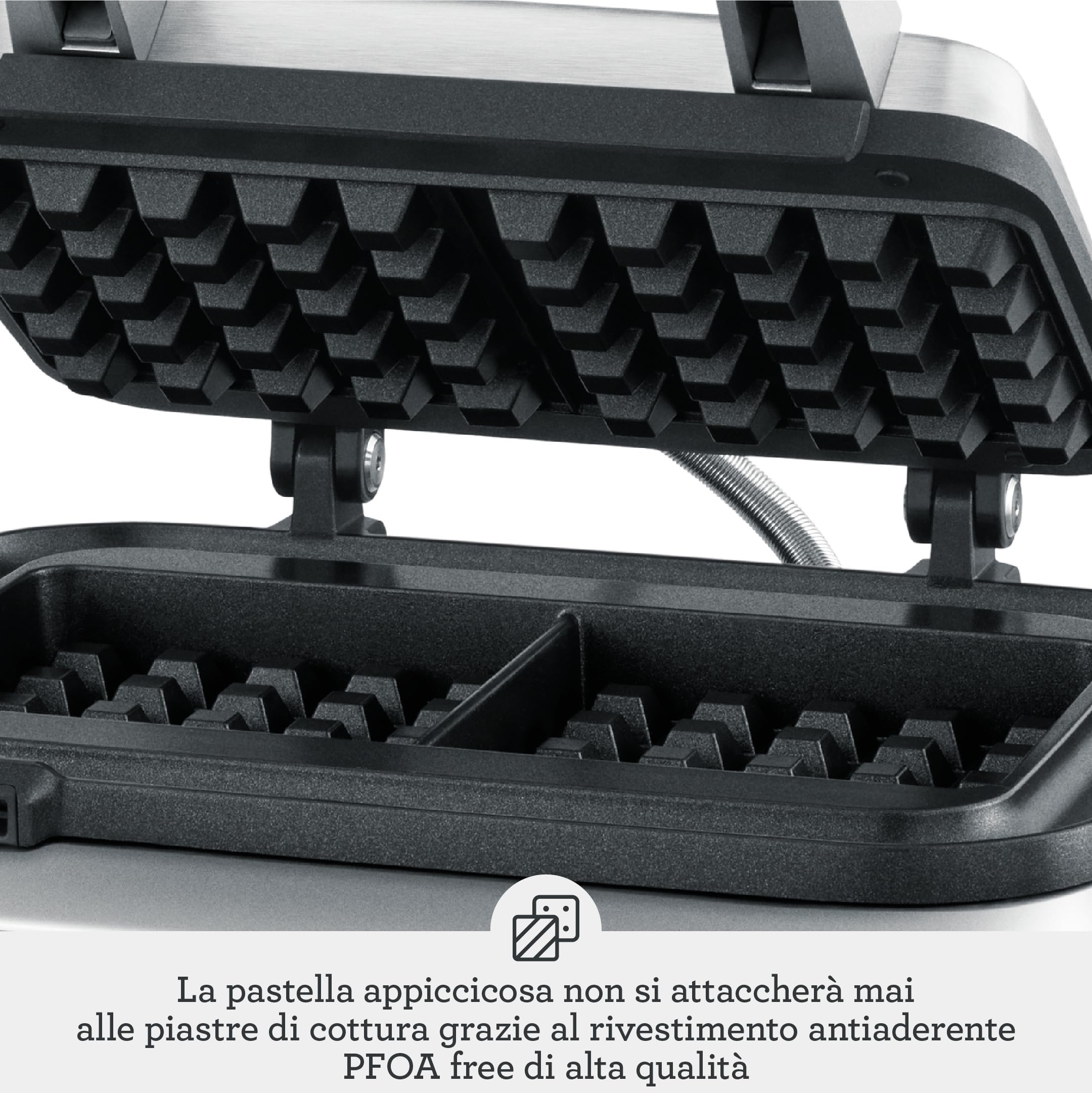 Sage - The Smart Waffle Pro - Macchina per Waffle - Acciaio Inox Spazzolato