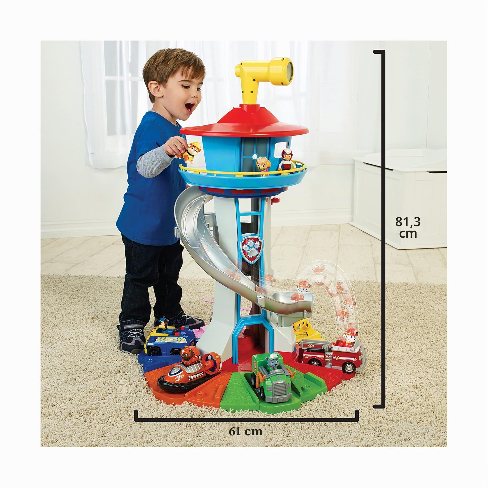 PAW PATROL Lifesize Lookout Tower Spielset - 75 cm groß
