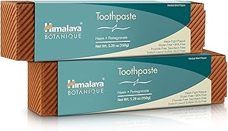 Himalaya Pomegranate Toothpaste Fluoride Free Saccharin