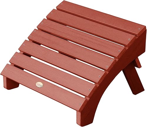 highwood AD-OTL1-RED Adirondack - Otomana plegable, color rojo rústico