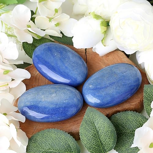 Miniatura 9 de ZHIYUXI Cristales curativos de 2.4 pulgadas, piedras preciosas para decoración de cristal, terapia de equilibrio de energía, piedras pulidas, piedra