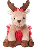 Bearington Darling Dancer Ballerina Reindeer Stuffed Animal, 7 Inch Stuffed Reindeer Christmas Doll, Ideal Christmas Plush Toy Gift for Toddlers, Kids & Teens, for Ages 3-14