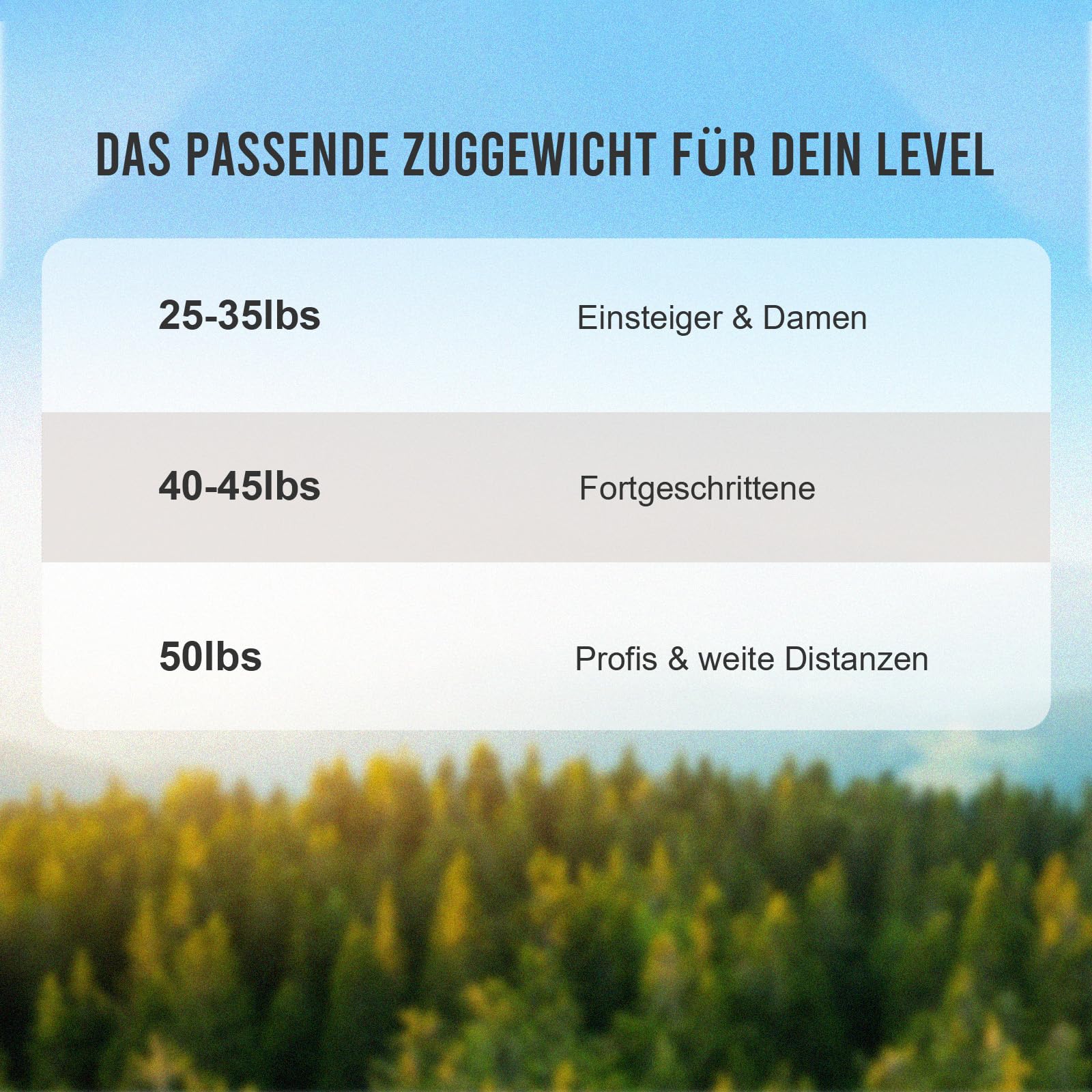 60 Zoll Takedown Recurvebogen für Erwachsene Jagdbogen Bogenschießen Erwachsene Holzbogengriff (25-50 lbs, Links-/Rechtshand) Ideal für Jagd, 3D-Parcours & Zielschießen