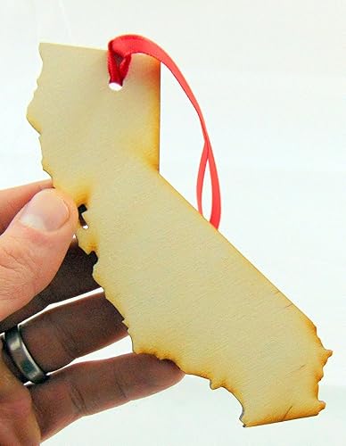 Miniatura 9 de Westman Works State of New Hampshire - Adorno navideño de madera hecho a mano en los Estados Unidos.