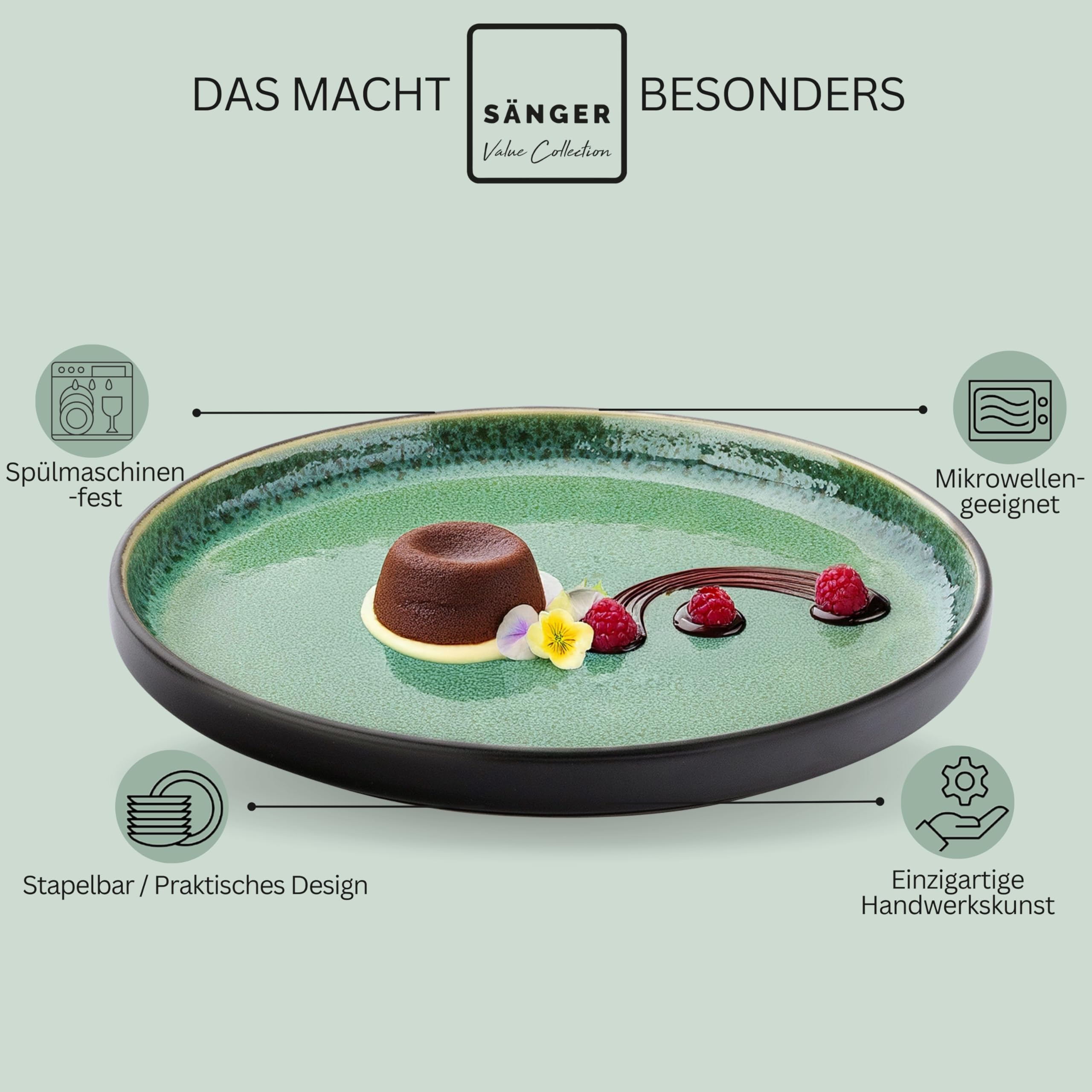 Sänger Greenwich Dessertteller 6-teilig – Bild 4