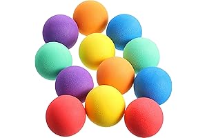 24-Piece Assortment Pack: Soft Lightweight Foam Knee Hockey Balls for Playtime, Parties, and Prizes