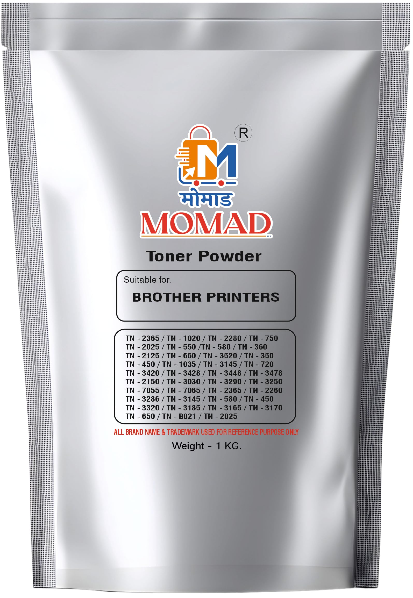 MOMAD Toner Powder Suitable for Brother Printer Toner Cartridge (1KG) Black Ink Toner Powder
