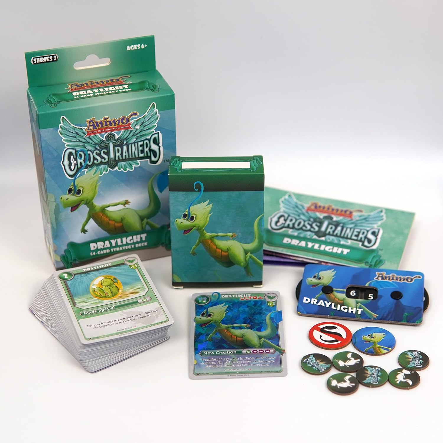Animo Living Deck Bible Verse Game- Draylight 54 Card Strategy Deck