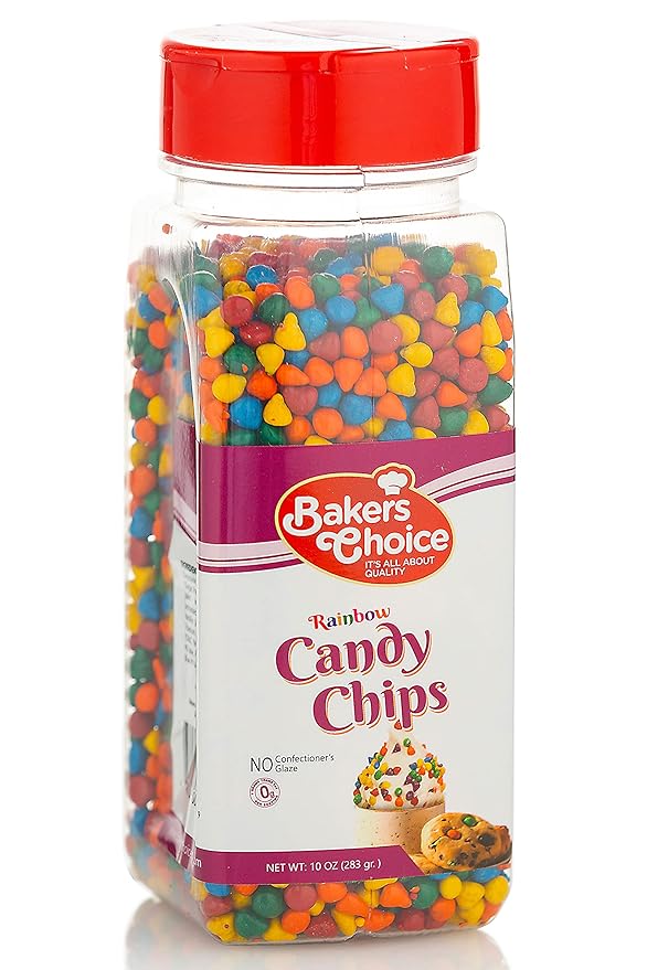 Rainbow Candy Coated Chocolate Chips Dairy Free, Kosher