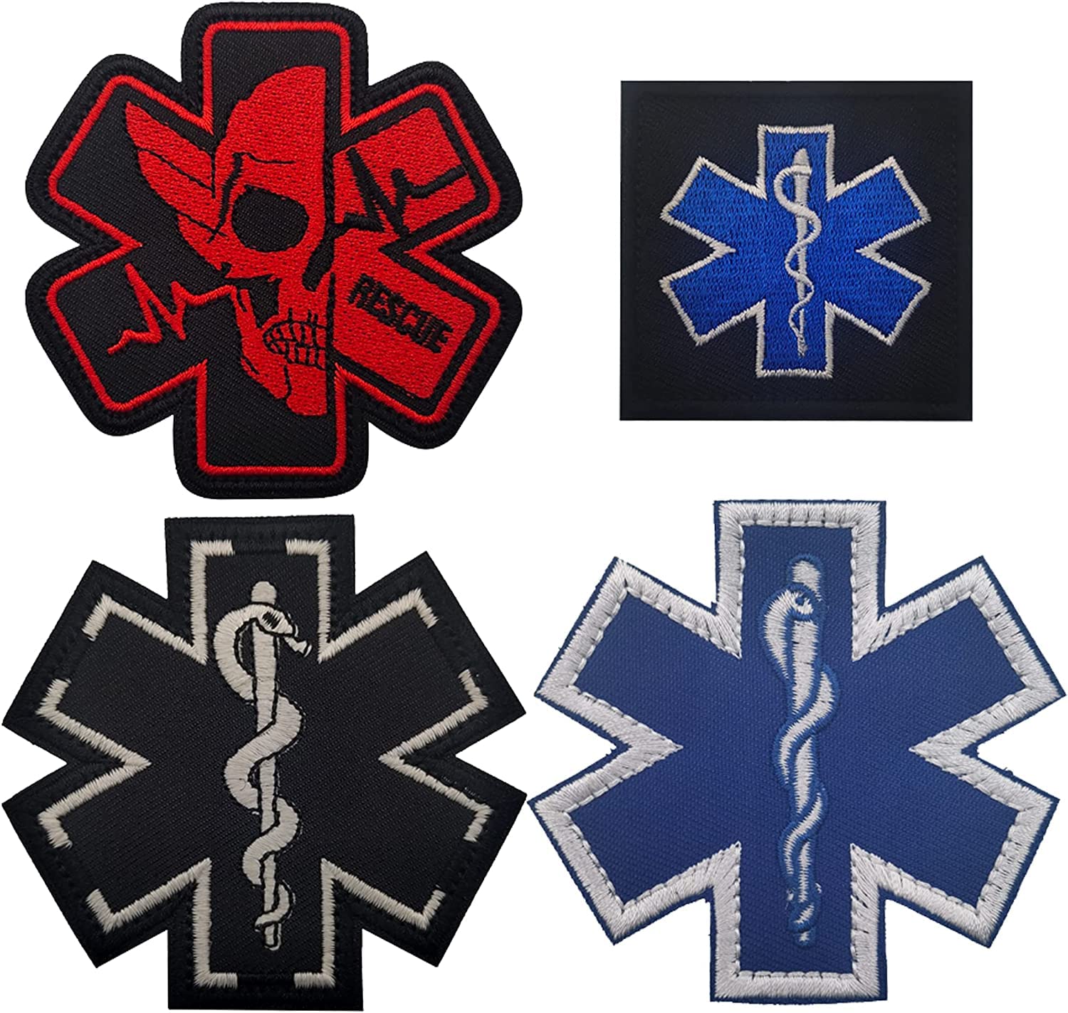 Patch Tactique Caoutchouc PVC 3D – Emblème Medic ACU EMS, Fermeture à Crochet, Pour Sac à Dos, Veste, Kit De Secours