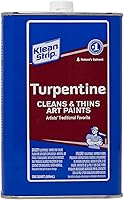 Klean-Strip QGT69 Pure Gum Spirits Turpentine 1-Quart - Artists' Favorite Paint Thinner & Cleaner for Oil Paints