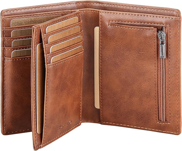 Skatteskai portafoglio in pelle per uomo porta carte di credito con blocco rfid  SKT543-21342-AS03