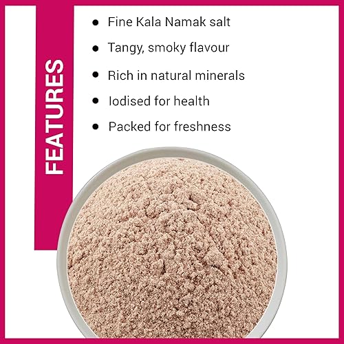 Miniatura 2 de Sal negra (sal ionizada  kala namak  sanchar) - 1.76 oz