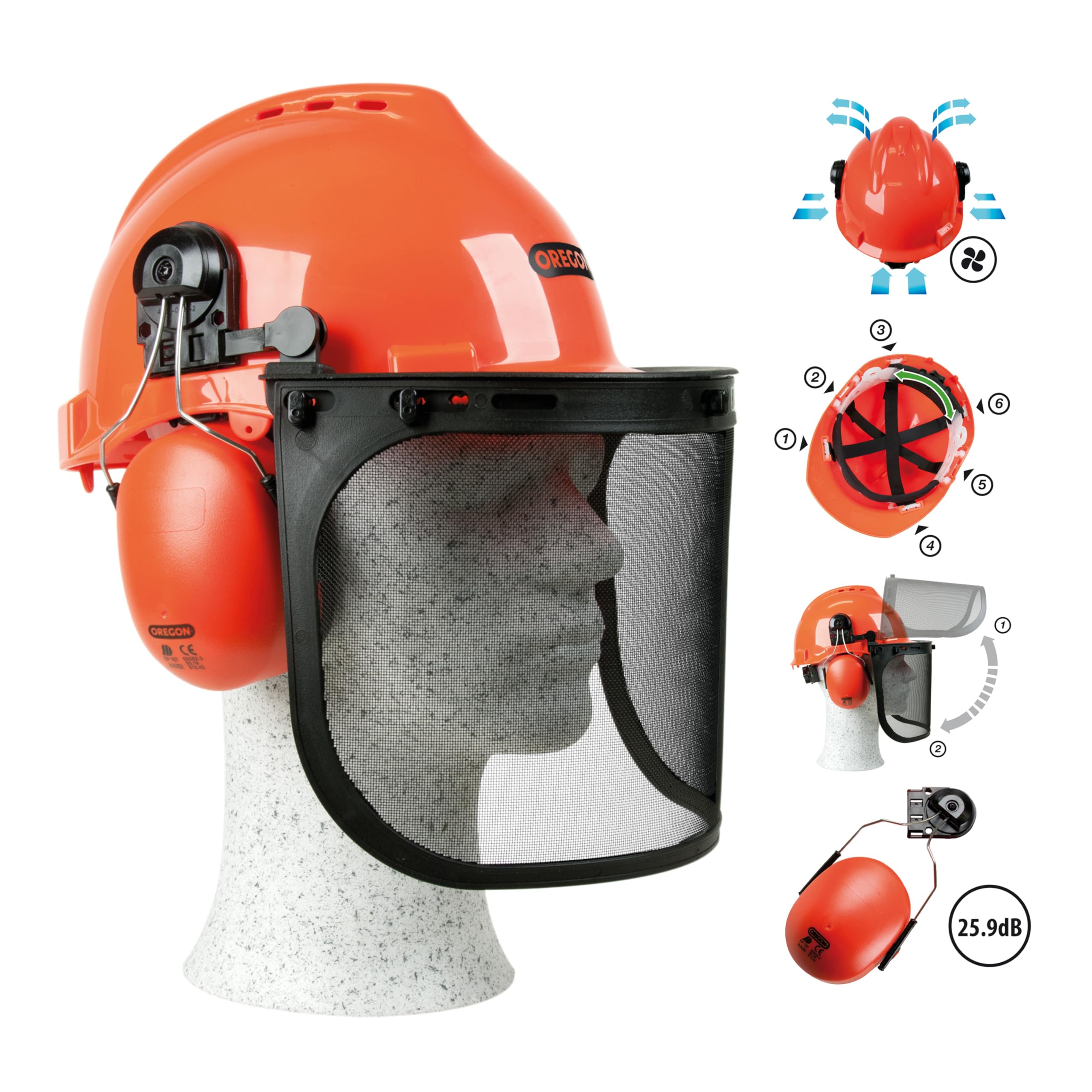 Kit Protezione Oregon - Casco Yukon, Guanti Sinistra Taglia 10 E Pantaloni L - Foto 4