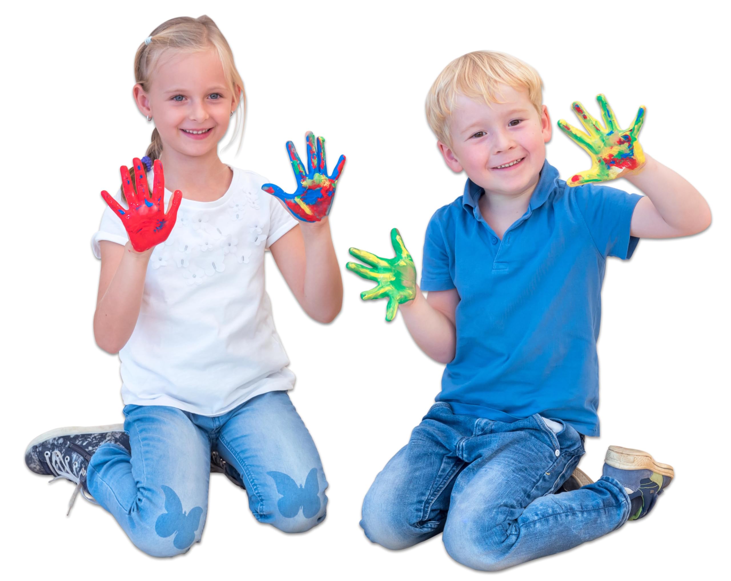 Betzold Fingerfarben 6er-Set, für Kita und Grundschule