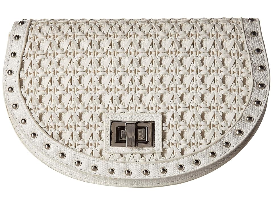 

Steve Madden Woven Belt Bag (White) Women's Belts