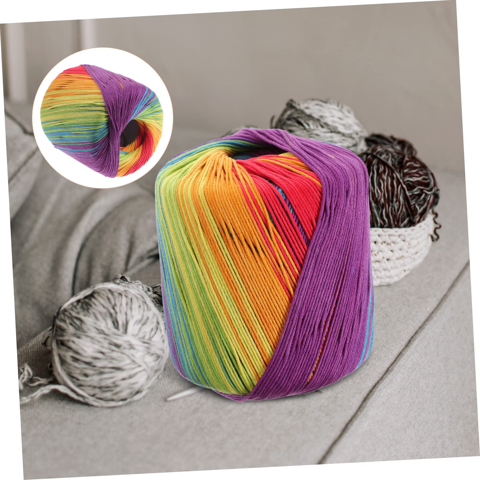 COHEALI 9 Di Filato Versatile Per Maglieria Filo Di Cotone Da 133 M Filo Per Uncinetto Filo Per Ricamo Filo Per Quilting Morbido E Lavabile Per Progetti Artigianali