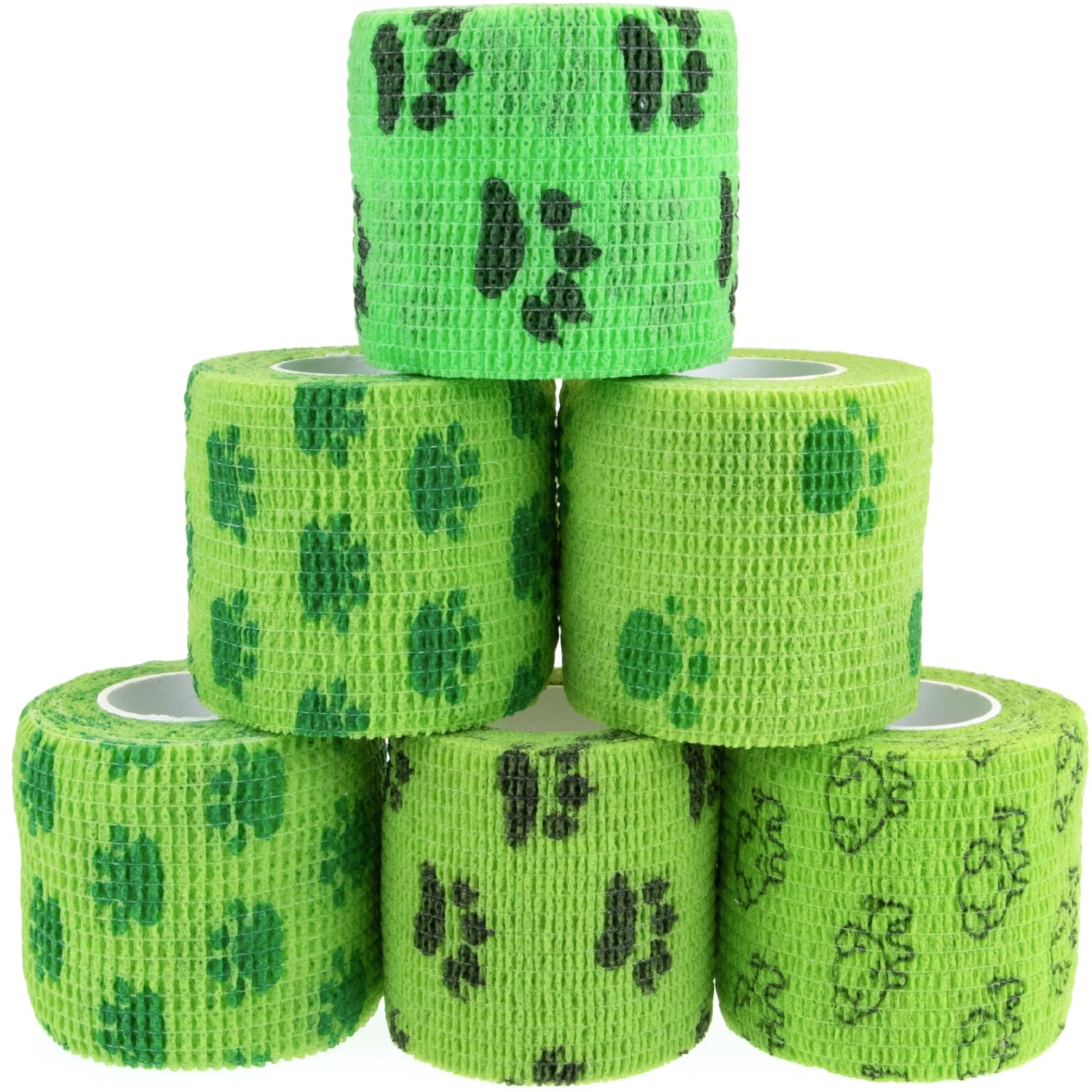 KEQCQE Cohesive Bandage Self Adherent Wrap Athletic Tape Breathable Vet Tape First Aid Tape for Dogs Cats Horses Birds & Wrist Healing Ankle Sprain Swelling — view 4