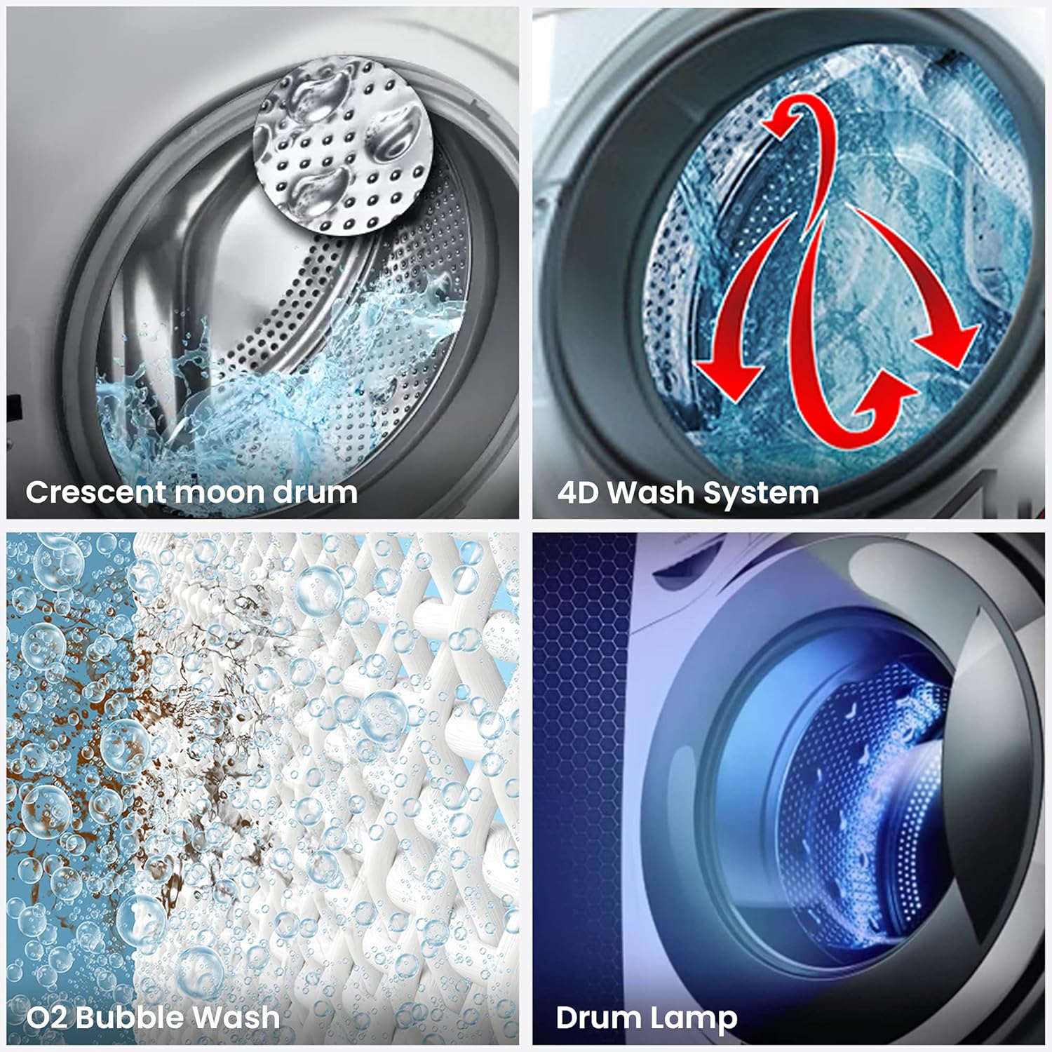 Key features of IFB washing machine including Smart Control Panel, Steam Wash, 1400 RPM Motor, Pet Hair Removal, O2 Bubble Wash, and Stain Removal