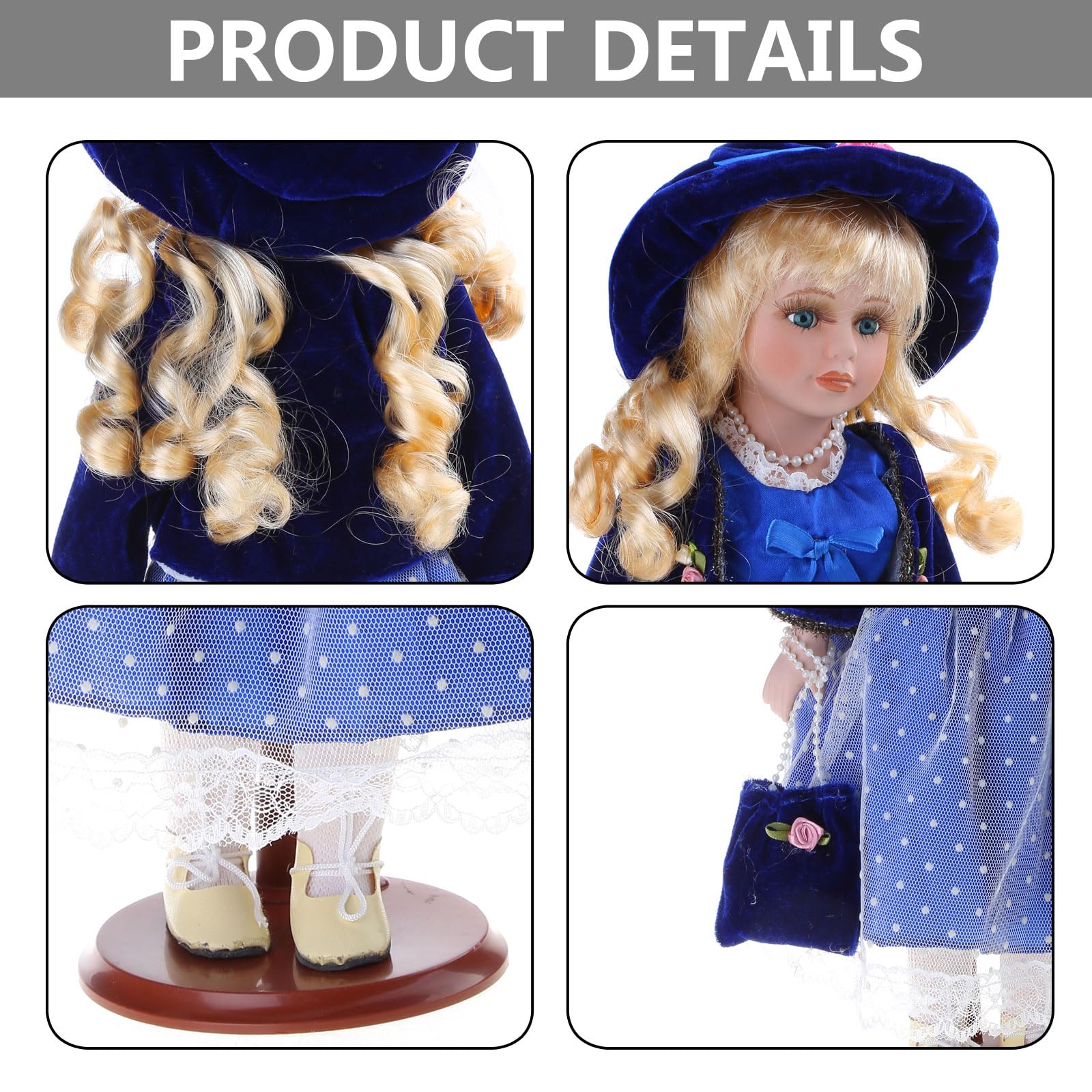 Amazon.co.jp: 手作りヨーロッパ磁器人形大人の子供のためのエレガント