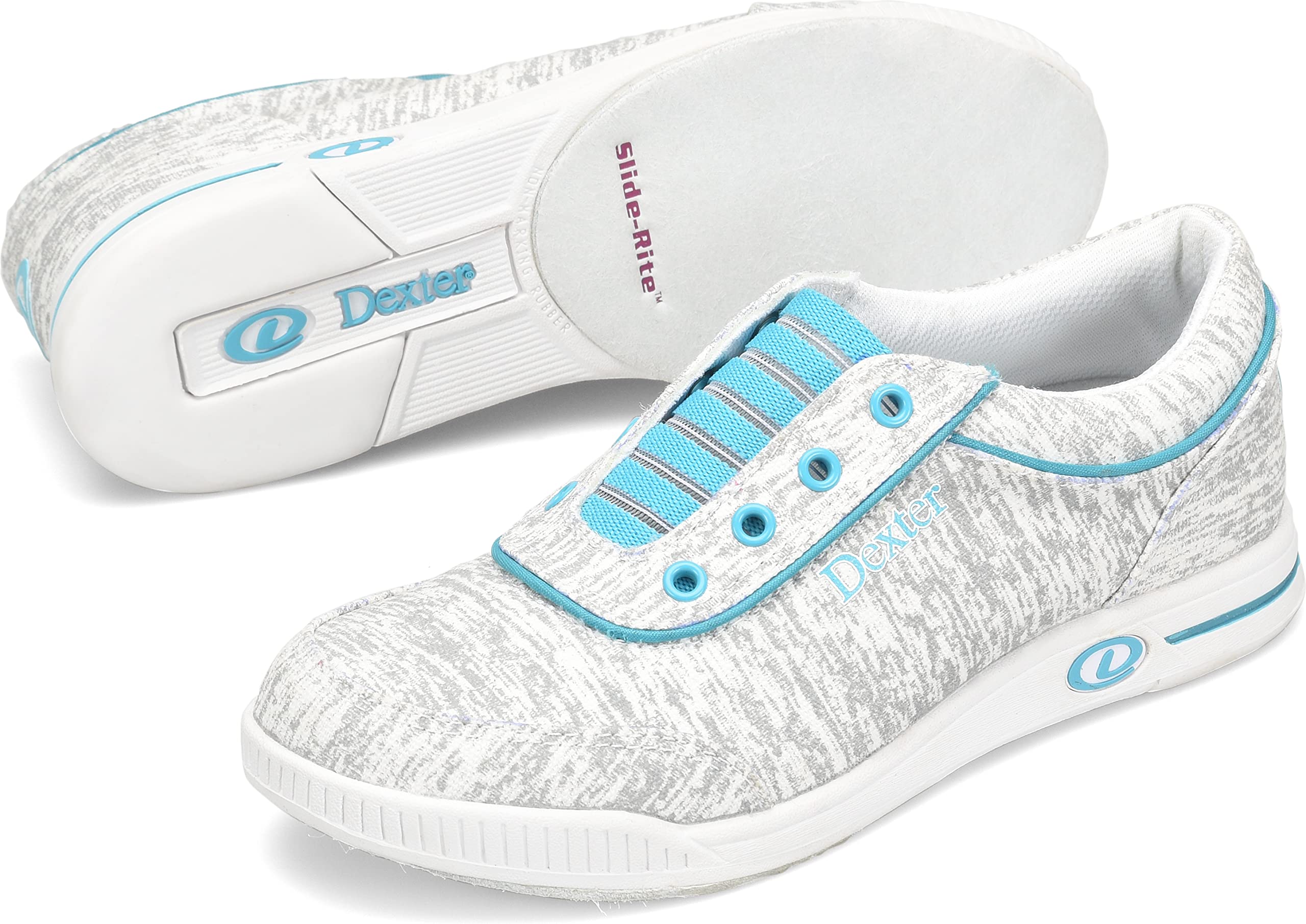 Dexter Suzana 2 Damen Bowlingschuhe, Grau / Blau