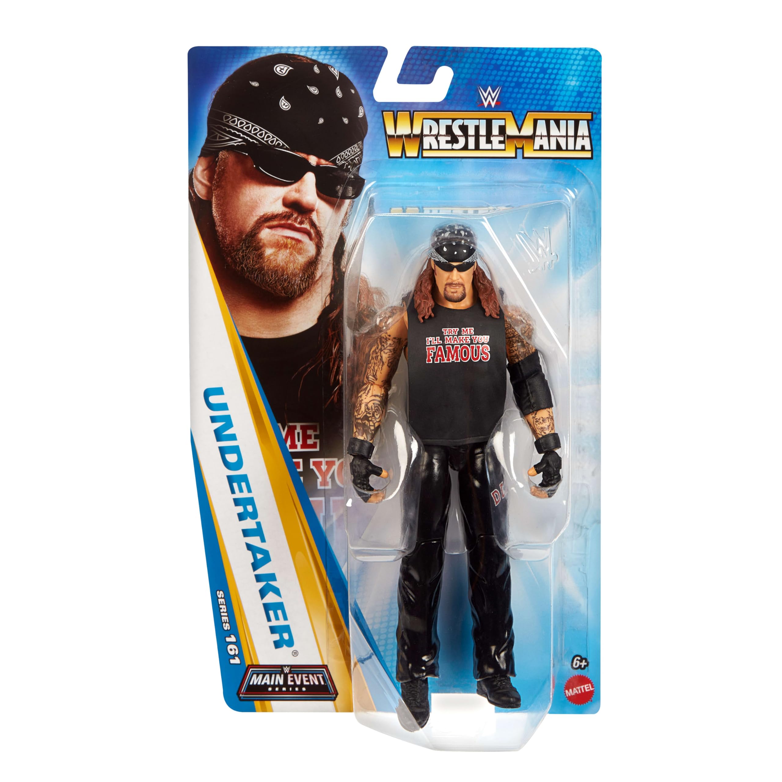 Image secondaire de Figurine WWE Undertaker 15 cm à Collectionner - Mattel